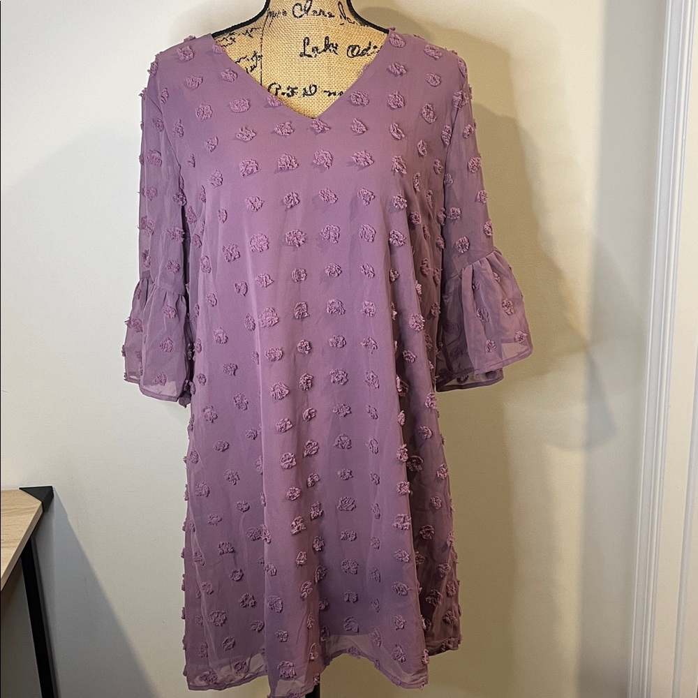 NWOT Elegant Purple Women's Dress